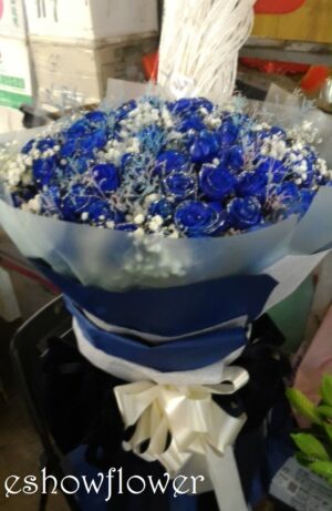 編號:V0006----皇家藍花束