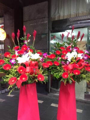 編號:A0042----旺紅花籃