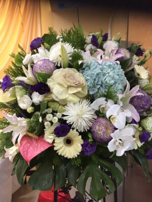 編號:F00018----敬神盆花