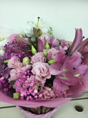 編號:C0032----紫色思想桌花