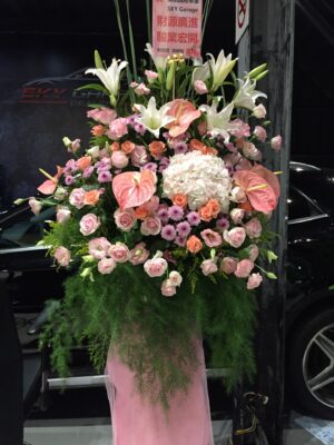 編號:A0008----開店開運高陞花籃