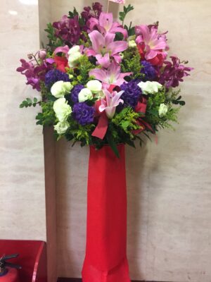 編號:A0023----紅龍花籃