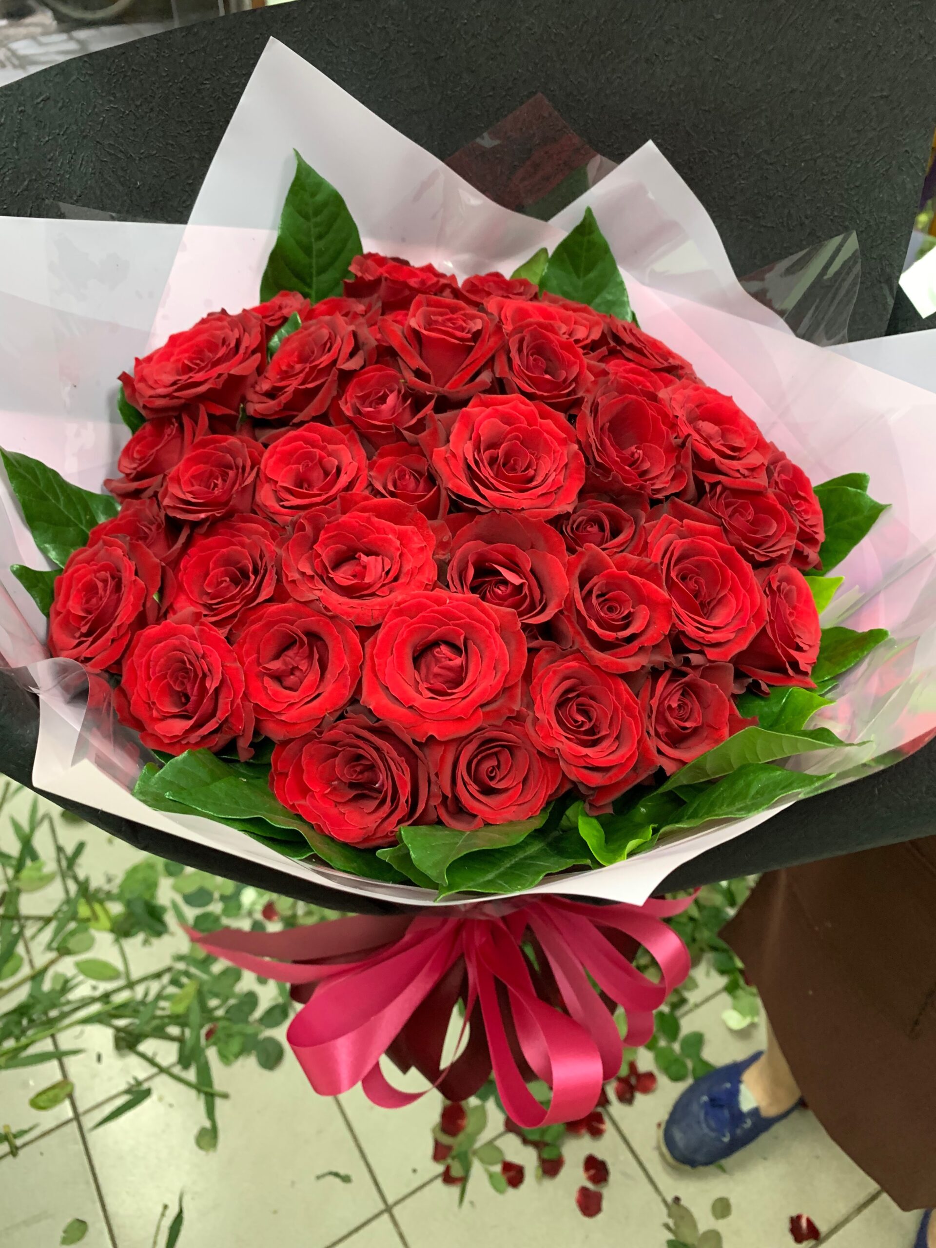 編號:B0052----紅紅大玫瑰演唱會花束