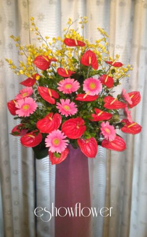 編號:A0044----火鶴花籃