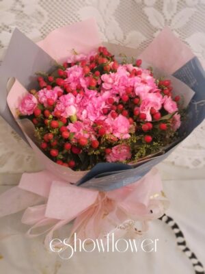 編號:B0004----粉圓媽媽花束