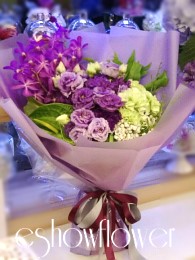 編號:V0019----紫浪漫花束