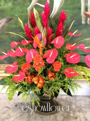 編號:C0025----桌上盆花