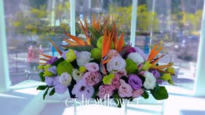 編號:C0018----講台盆花