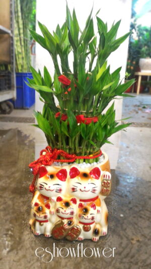 編號:F0017----五福招財貓(大) 20*28*48cm