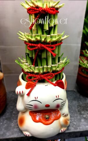 編號:F0009----喜招財貓(大 ) 20*25*48cm